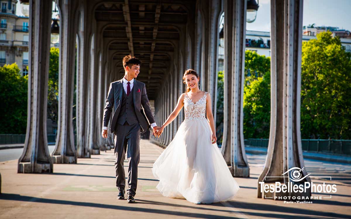 Photographe chinois à Paris, shooting pre-wedding chinois