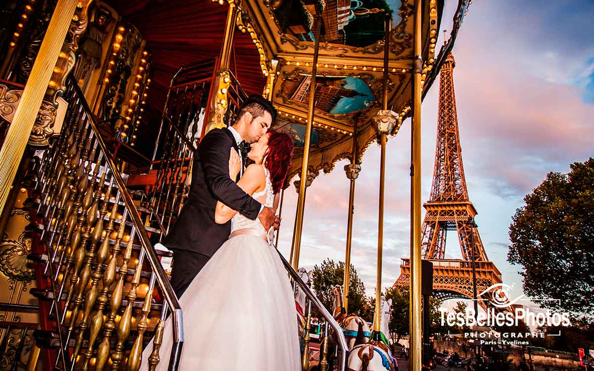 Photographe de mariage à Paris, reportage photo et création vidéo de mariage