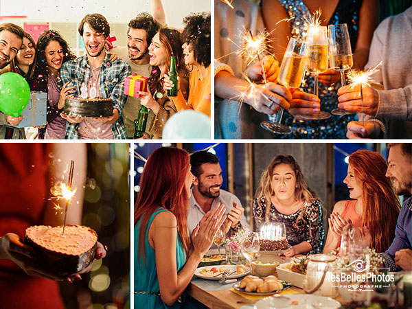 Photographe d'anniversaire réalisant des reportages photo et vidéo naturels et authentiques